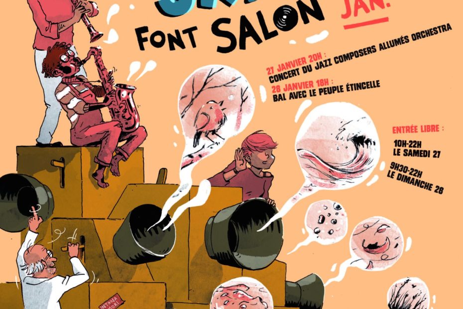 Affiche Les allumés du Jazz font salon